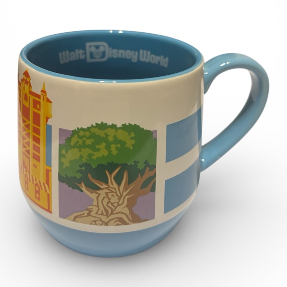 Disney Parks Walt Disney World Four Parks Icons ceramic coffee Mug- like new